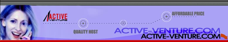 Cheap website hosting service by Active-Venture.com